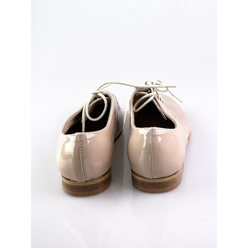 Chlapecké dětské společenské kožené boty 99 L béžové