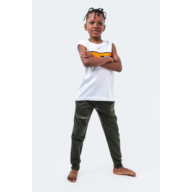 Slazenger Desta Unisex Kids' Sweatpants Khaki