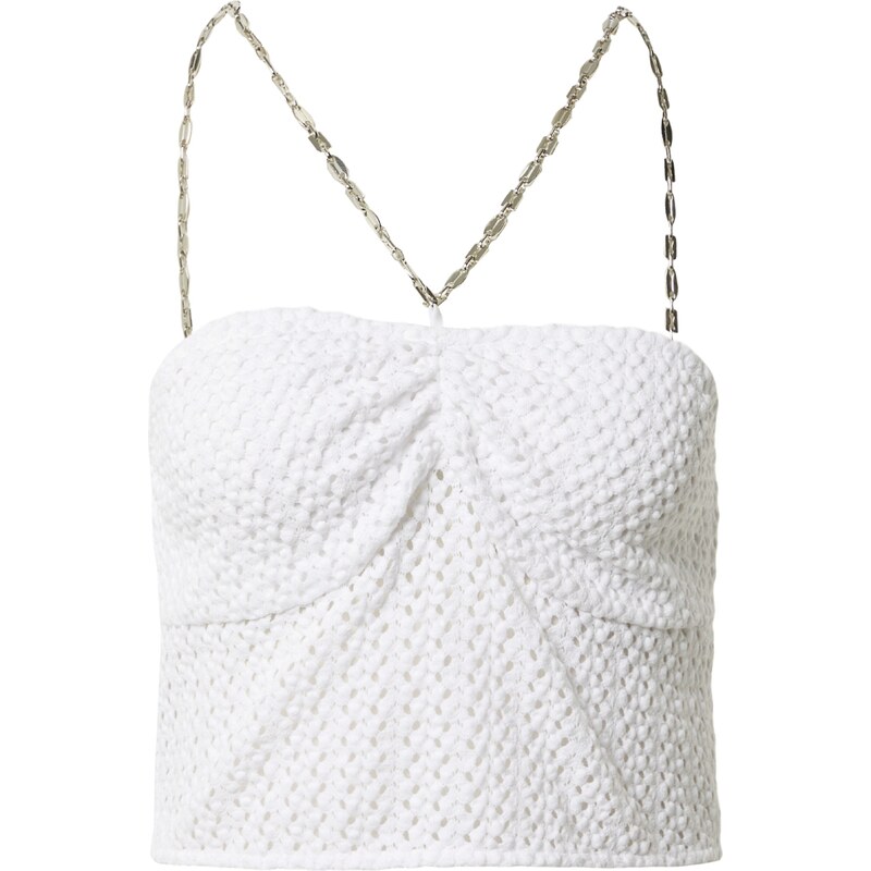 ABOUT YOU x Emili Sindlev Top Colleen bílá 109495395