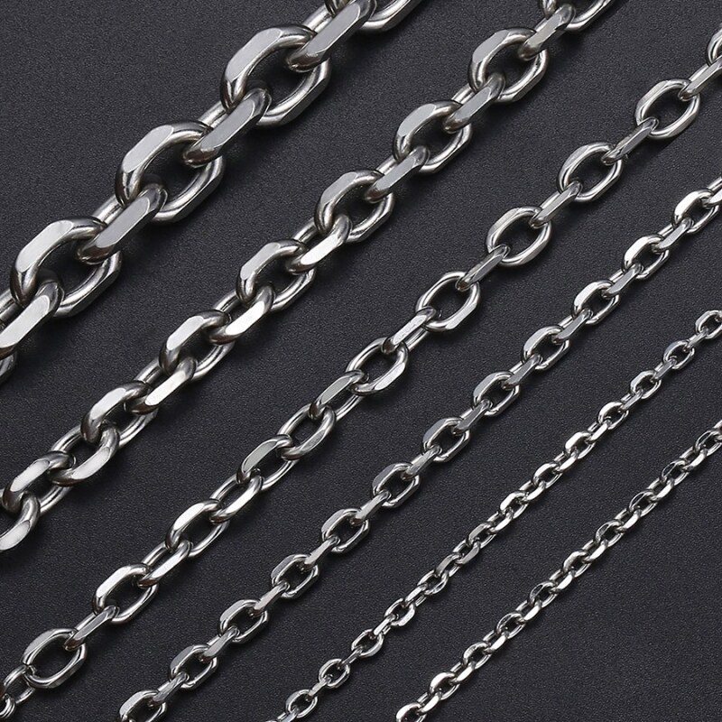 Daniel Dawson Ocelový náhrdelník John - 9 mm, 75 cm, Rolo chain, chirurgická ocel