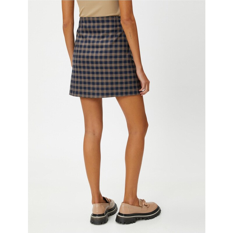 Koton Slit Detailed Mini Skirt