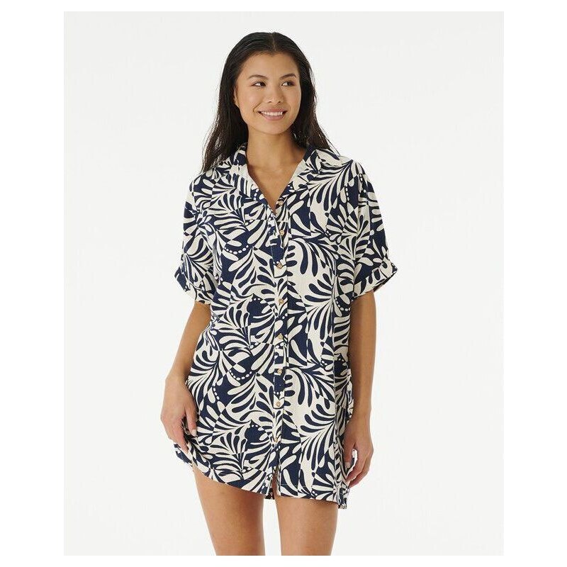 ŠATY RIP CURL AFTERGLOW SHIRT WS - odrá -