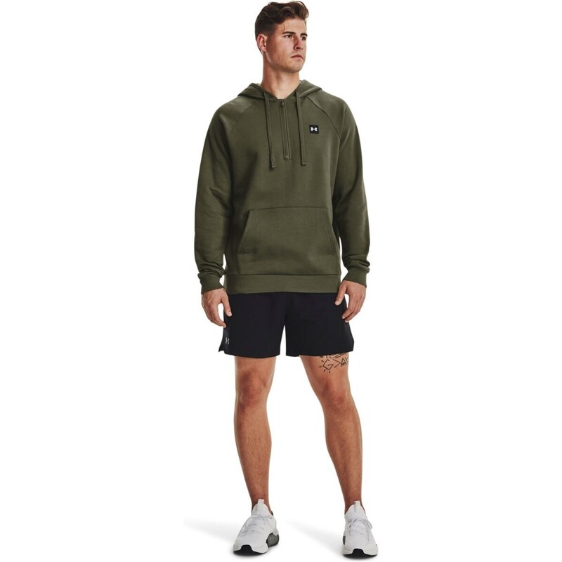 Pánská bavlněná mikina Under Armour Rival Fleece 1/2 Zip HD