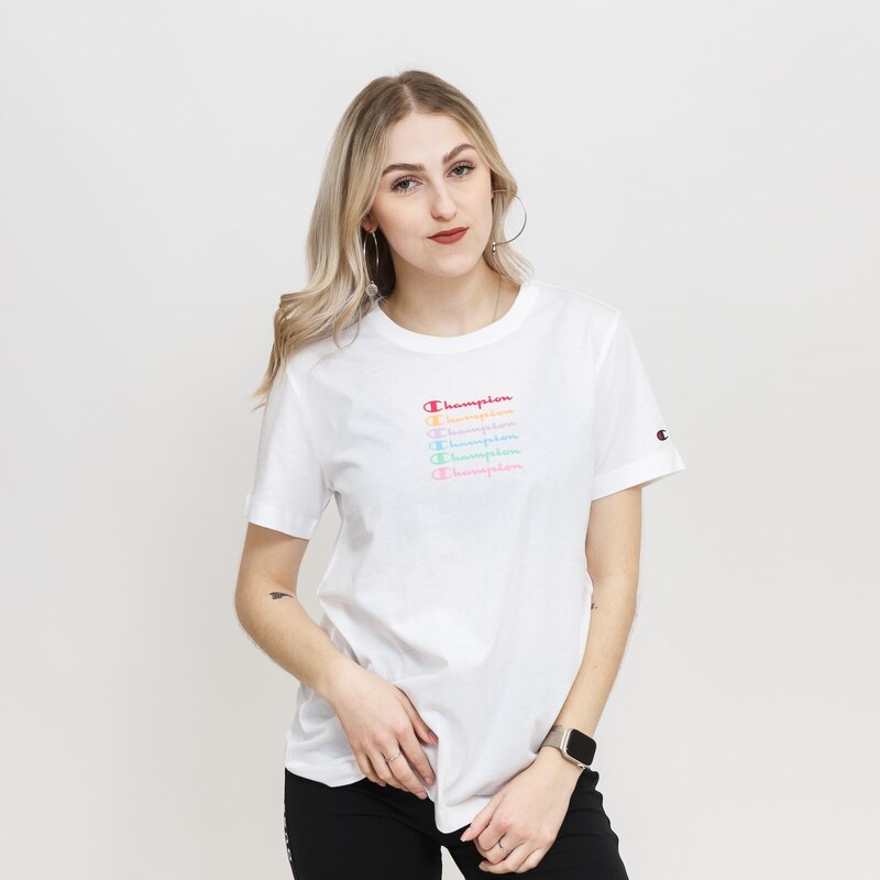 Champion Crewneck T-Shirt WHT 103961506