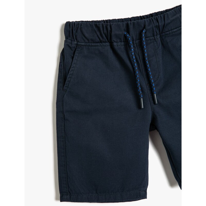 Koton Chino Shorts with Pocket Tie Waist Cotton