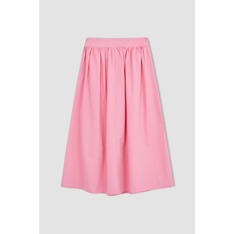 DEFACTO A Cut Maxi Poplin Skirt