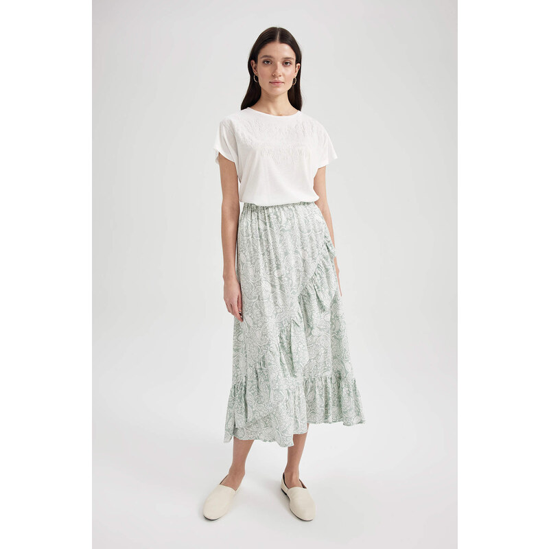 DEFACTO A Line Woven Skirt