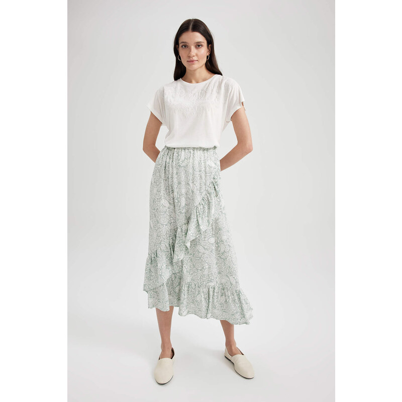 DEFACTO A Line Woven Skirt