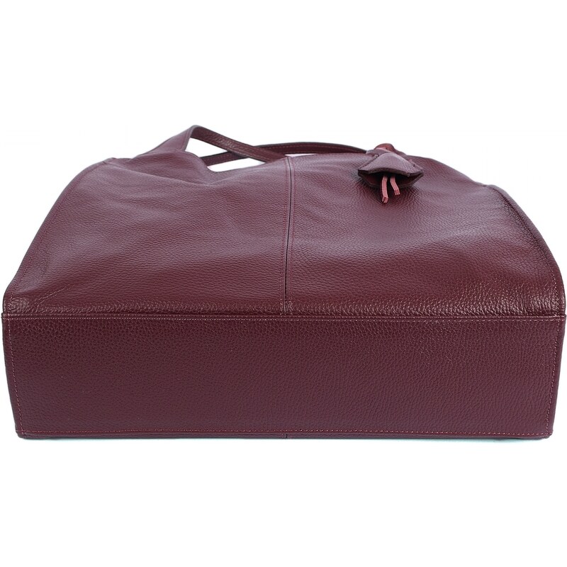 Luxusní italská kabelka z pravé kůže VERA "Jilava" 37x40cm