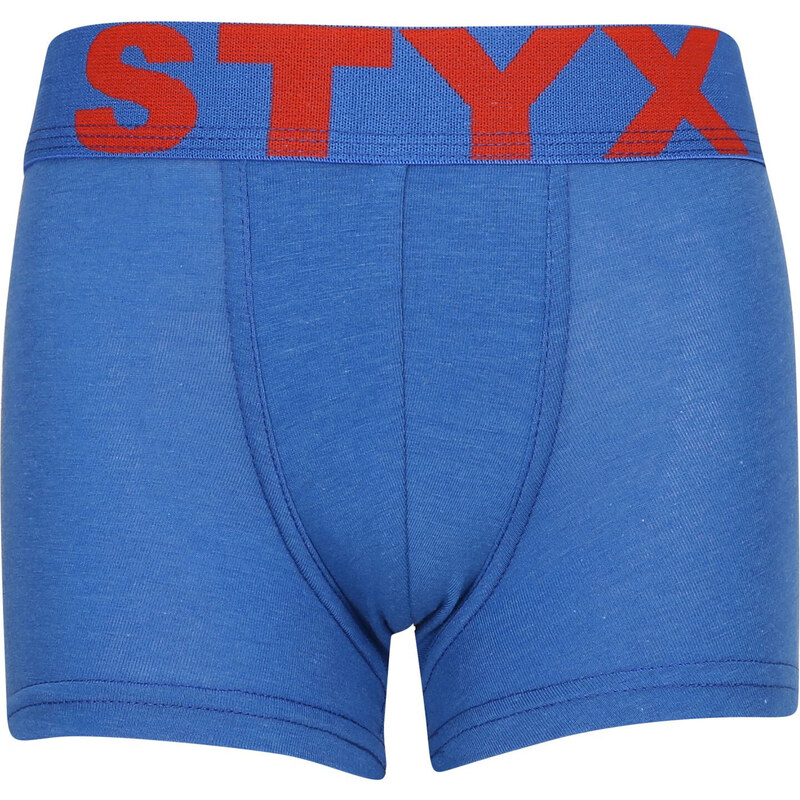 Dětské boxerky Styx sportovní guma modré (GJ967) 6-8