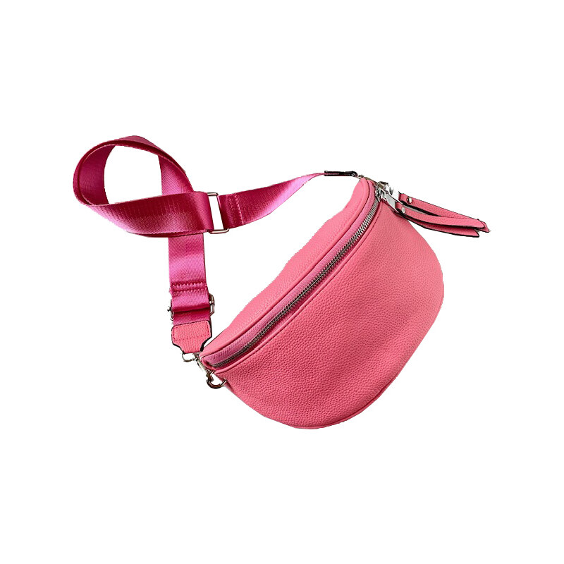 Piazza Italia Dámská crossbody ledvinka - růžová 81369756
