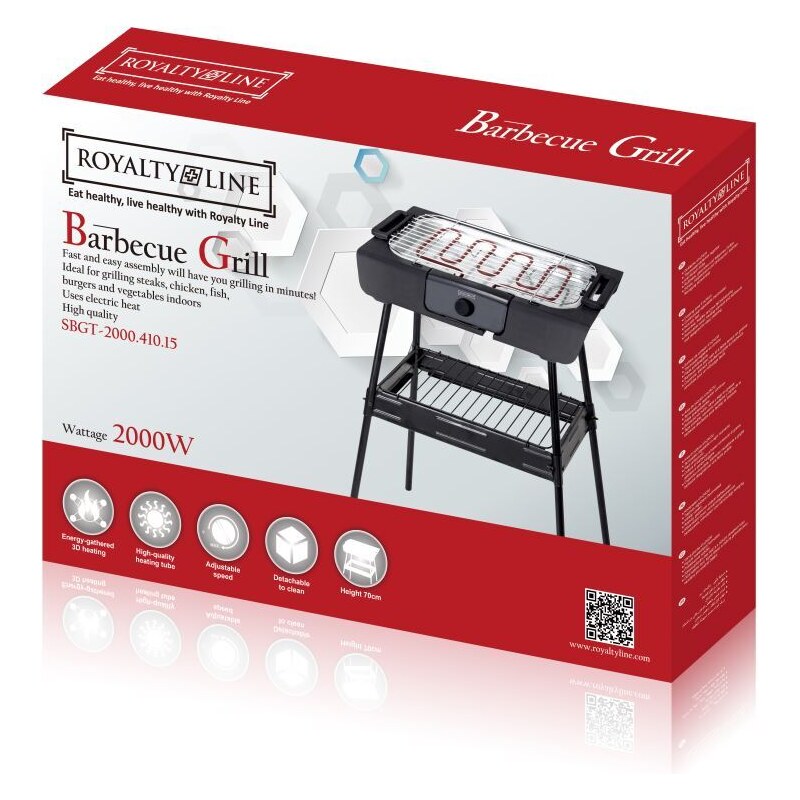 Elektrický Barbecue Grill Royalty Line 2000W