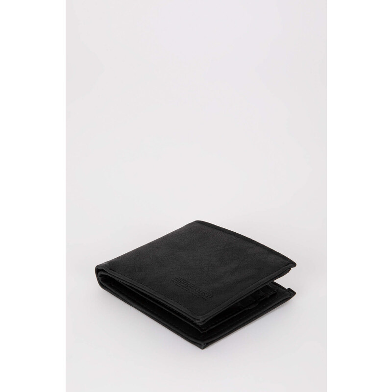 DEFACTO Faux Leather Horizontal Wallet