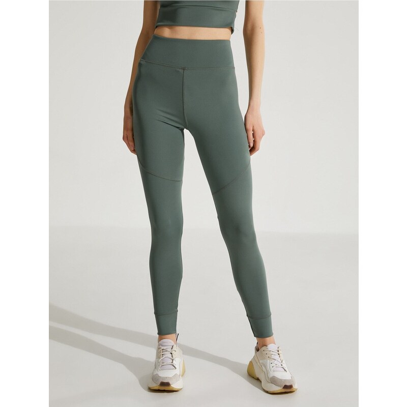 Koton High Waist Yoga Leggings with Stitching Detail.