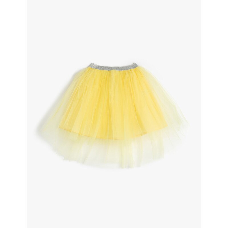 Koton Tutu Skirt with Elastic Waist, Layered Lined.