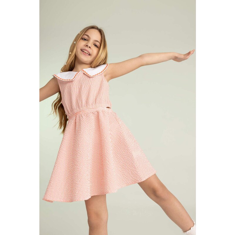 DEFACTO Regular Fit Crinkle Dress