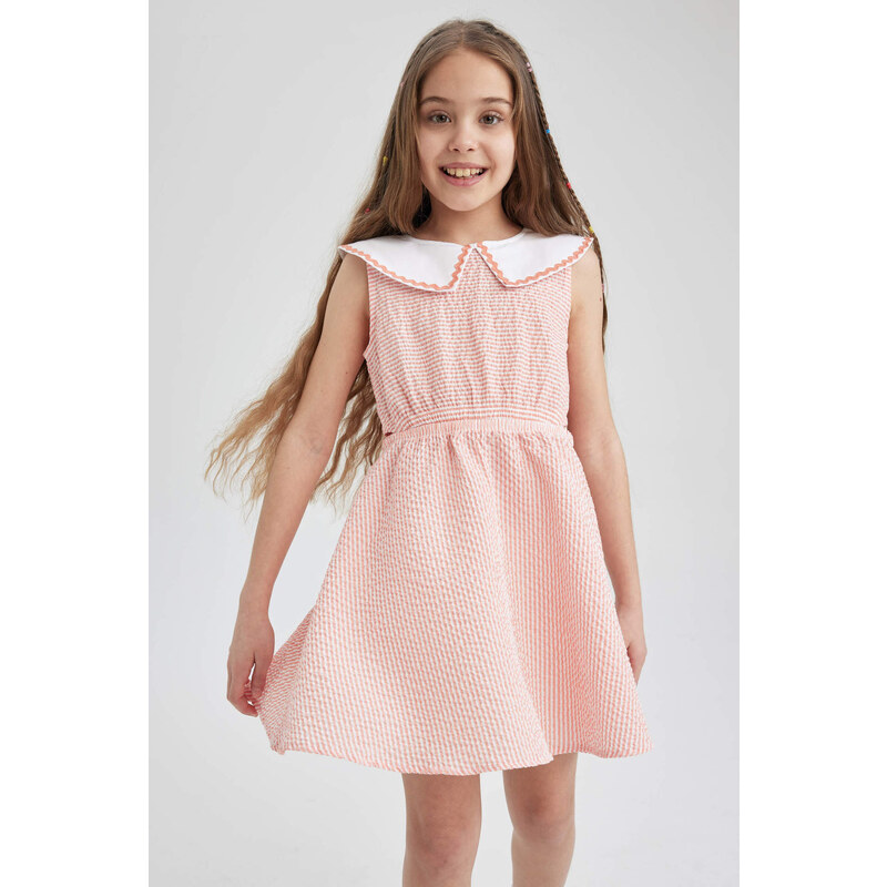 DEFACTO Regular Fit Crinkle Dress