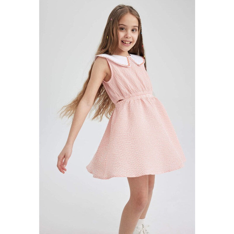 DEFACTO Regular Fit Crinkle Dress