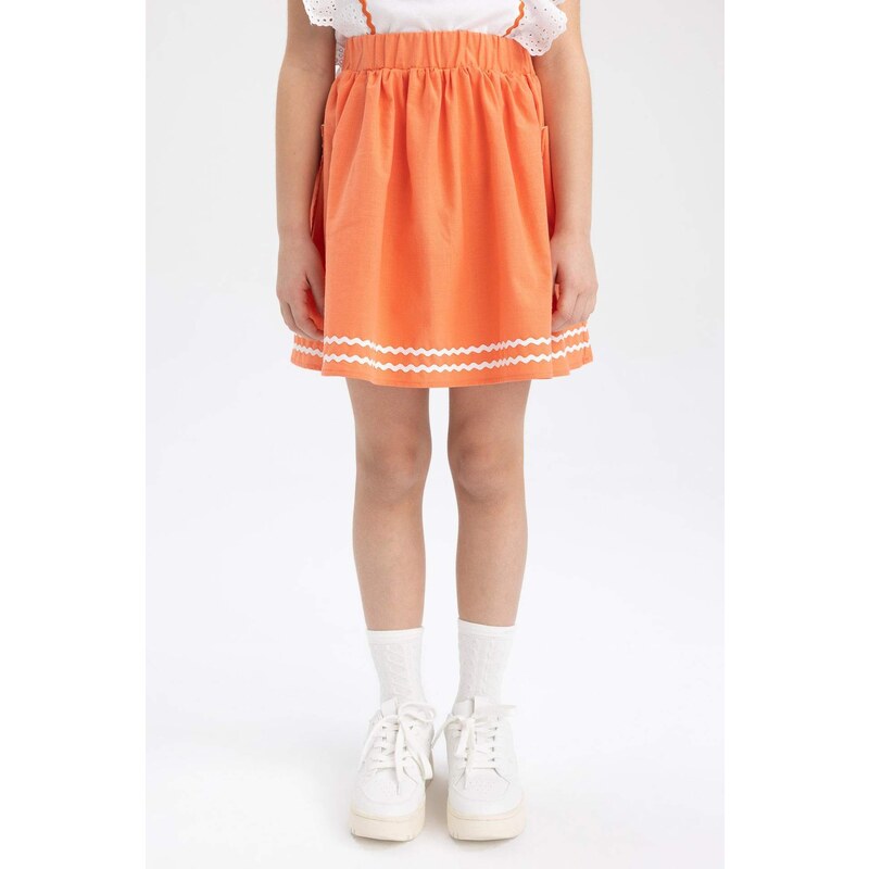 DEFACTO Girls Cotton Skirt