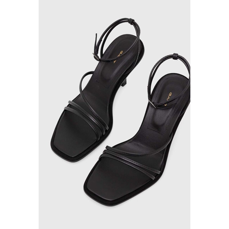 Kožené sandály Gant Divone černá barva, 25561399.G00