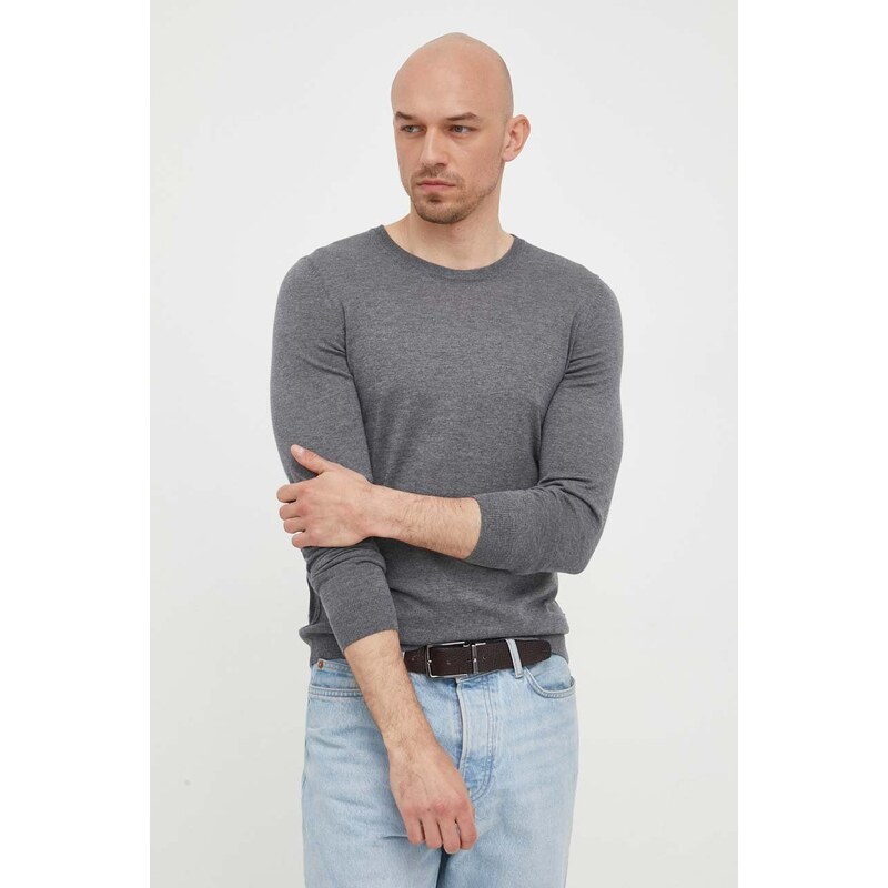 Vlněný svetr BOSS Leno-P