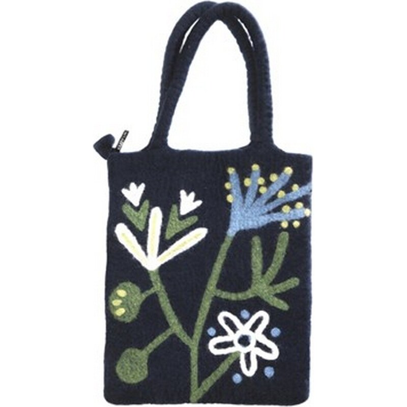 Klippan Švédsko Vlněná taška Alma Blue 30x35-57 110275315