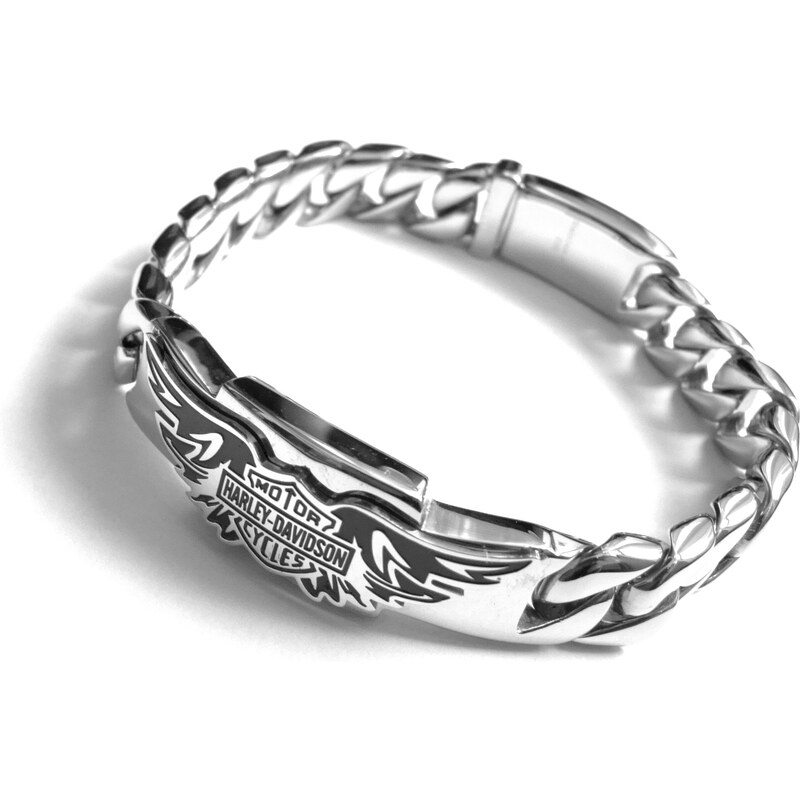 Steel Jewelry Náramek masivní motorkářský z chirurgické oceli NR090485