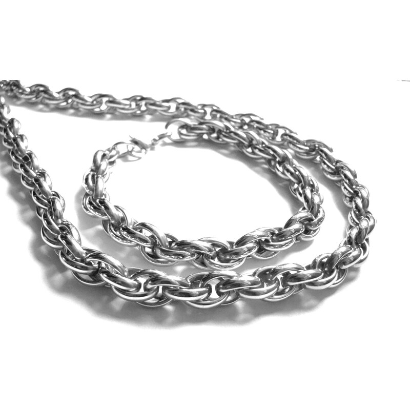 Steel Jewelry Set řetízek a náramek z chirurgické oceli SET171004