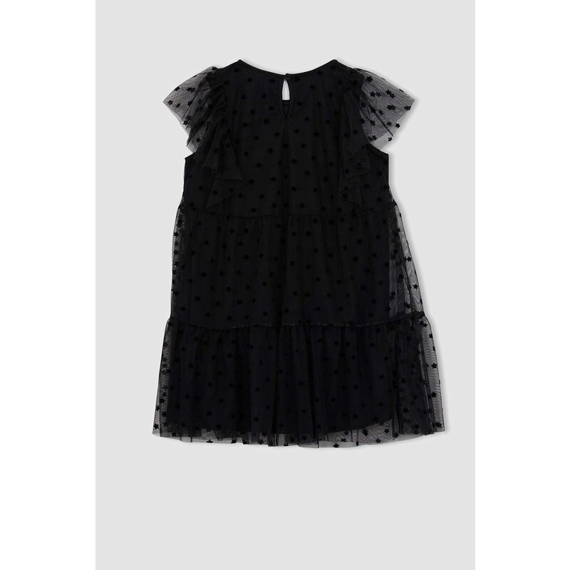 DEFACTO Girl Short Sleeve Tulle Dress