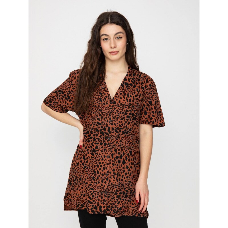 Volcom Dino Tea Tunic (dark clay)hnědá