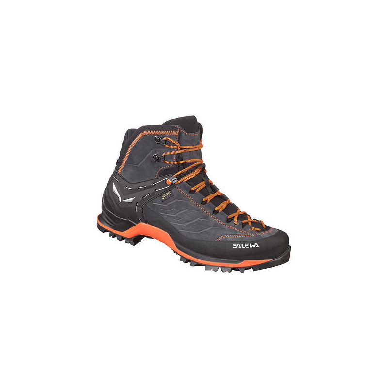 Salewa MS Mtn Trainer Mid GTX pánské kotníkové trekové boty asphalt/fluo orange