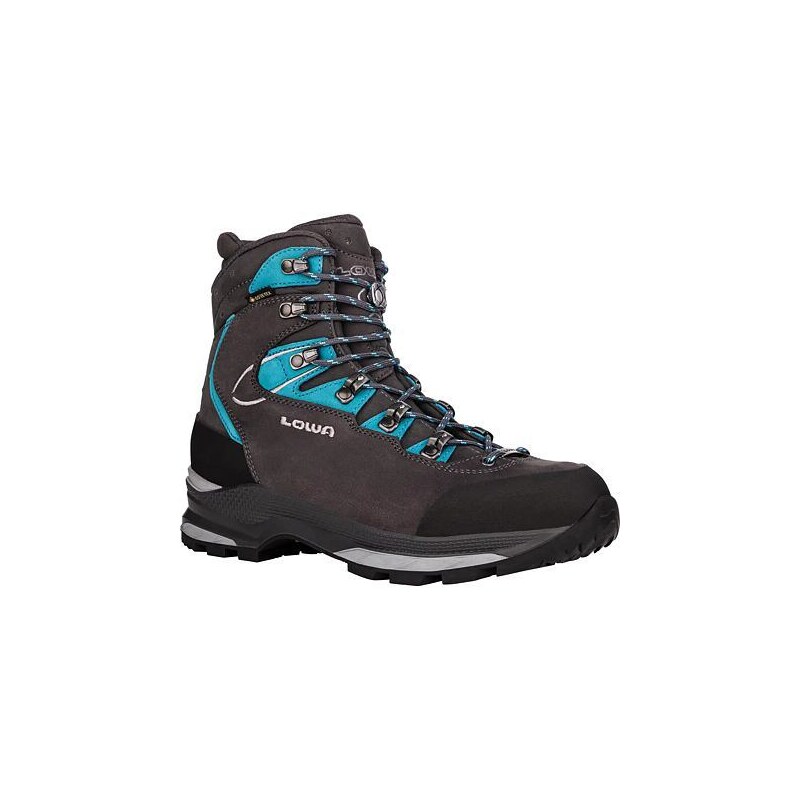 Lowa Mauria EVO GTX Ws dámské kotníkové trekové boty anthracite/turquoise