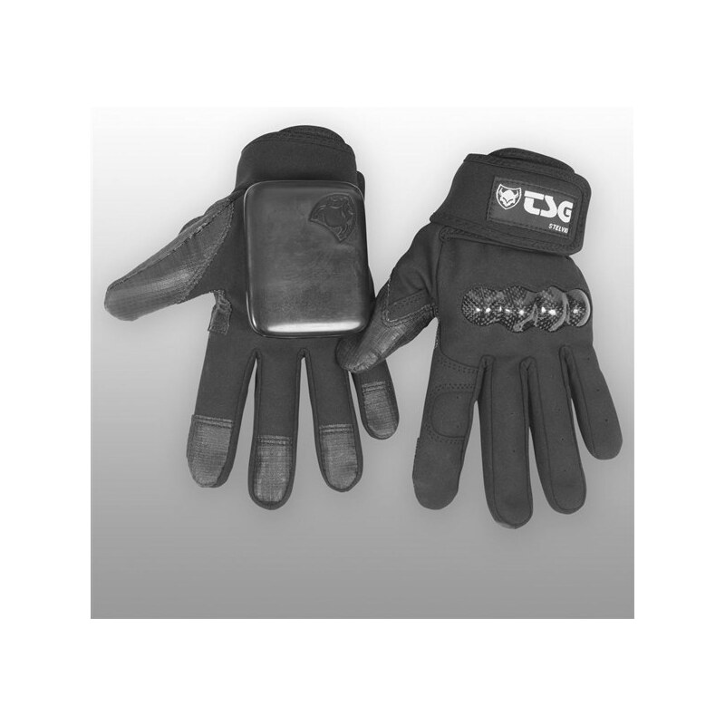 slide rukavice TSG TSG - stelvio DH sk8 glove black (102)