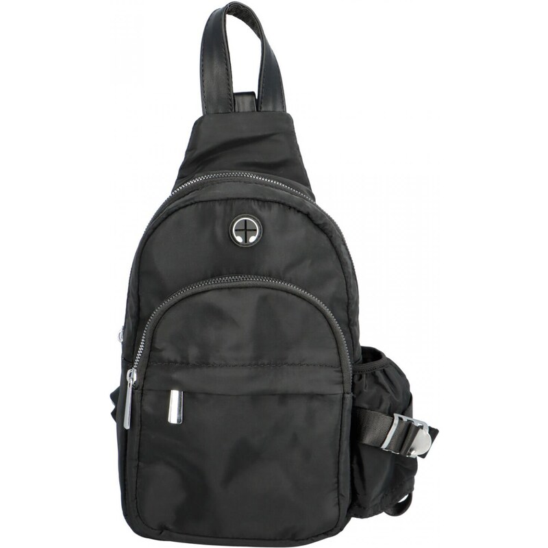 Paolo Bags Módní dámský látkový batůžek Zuzanna, černá 81490369