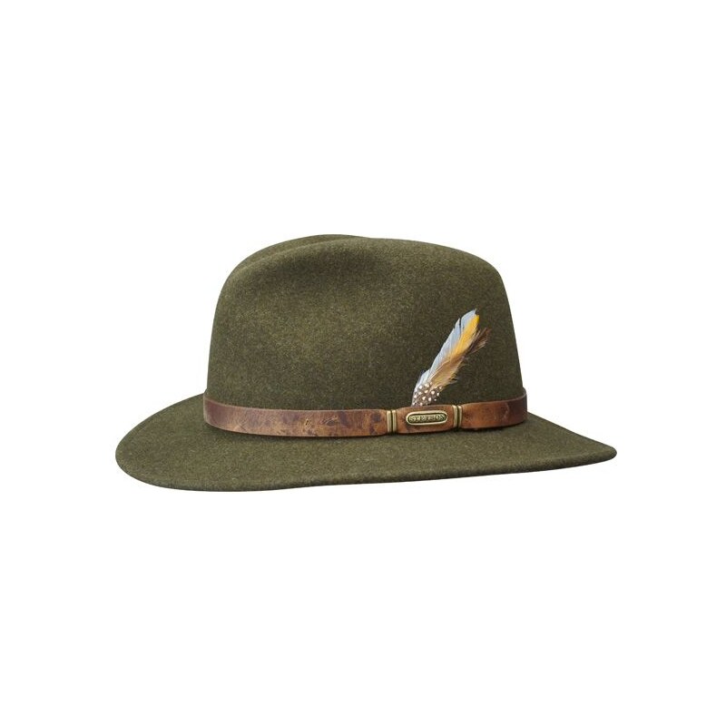 Stetson Healdsburg - olivový klobouk z vlněné plsti
