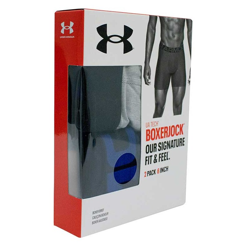 2PACK pánské boxerky Under Armour černé (1363619 001)