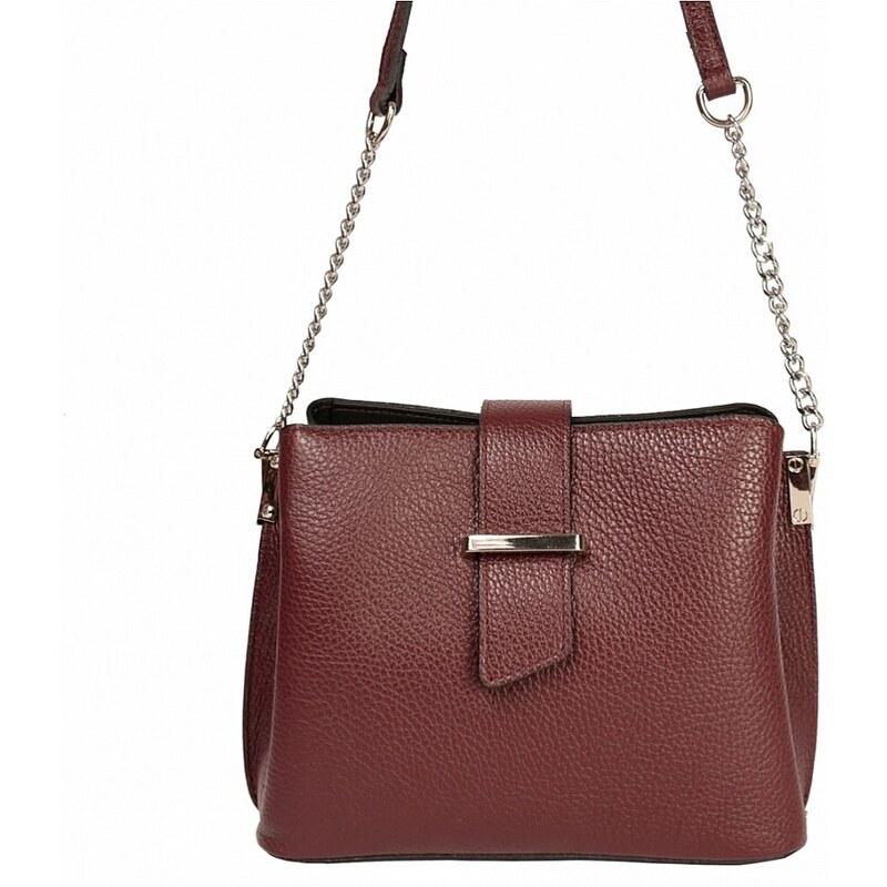 Luxusní italská kabelka z pravé kůže VERA "Margaleta" 17.5x23cm