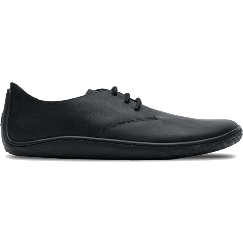 Vivobarefoot ADDIS OXFORD MENS BLACK LEATHER - 42