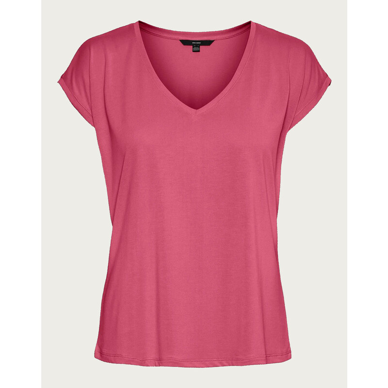 VERO MODA VMFILLI SS V-NECK TEE GA NOOS