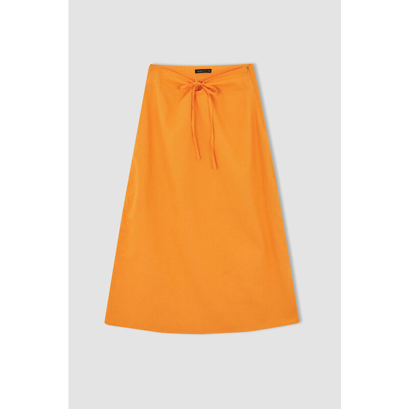 DEFACTO Straight Fit Normal Waist Woven Skirt