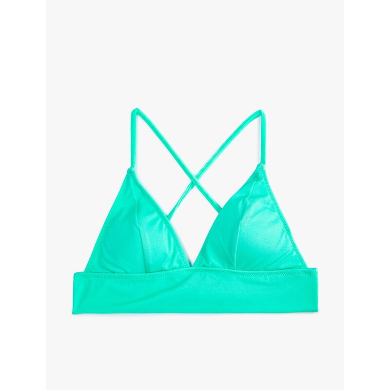 Koton Bikini Top Bralette Cross Strap Krytý