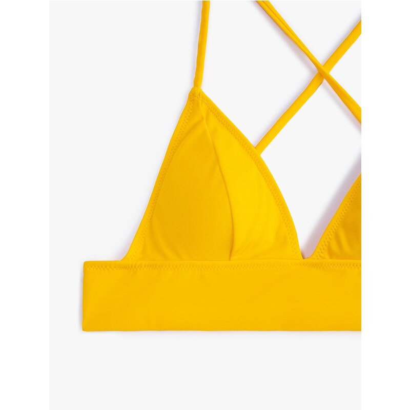 Koton Bikini Top Bralette Cross Strap Krytý