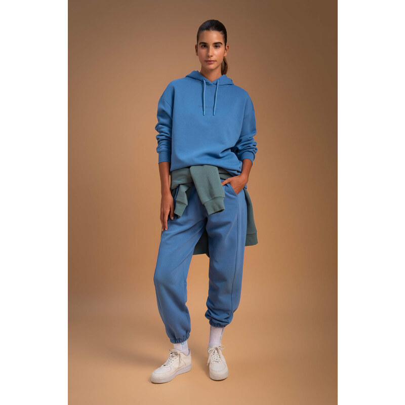 DEFACTO Oversize Fit Silné Teplákové Kalhoty 107060741