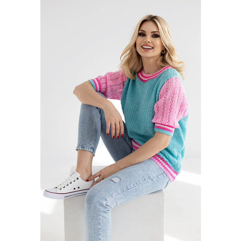 Svetr s krátkým rukávem model 178641 PeeKaBoo 81513599