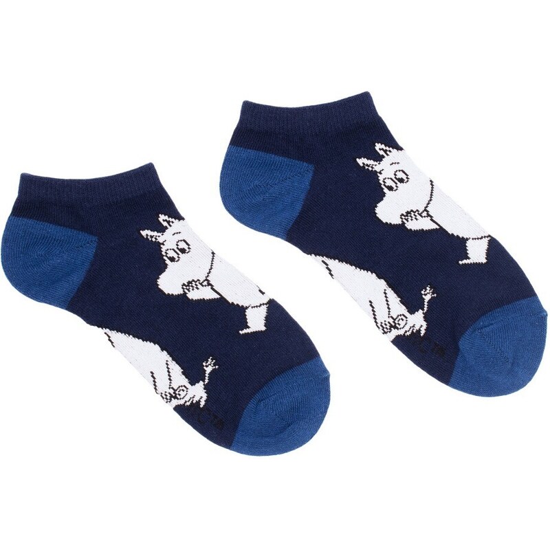 NordicBuddies Finsko Kotníkové ponožky Moomin 40-45 dark blue