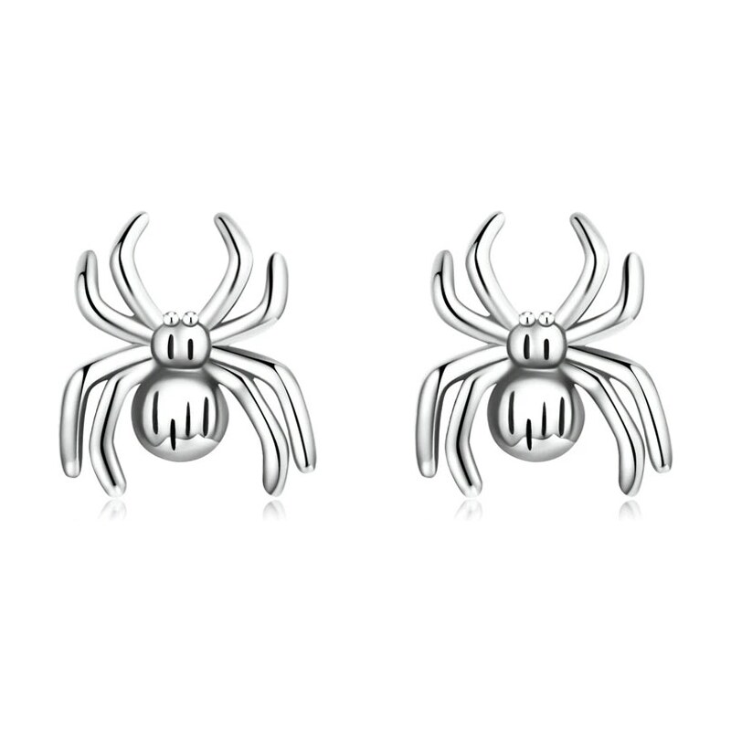 GRACE Silver Jewellery Stříbrné náušnice Emma - pavouček pro štěstí - 81514538