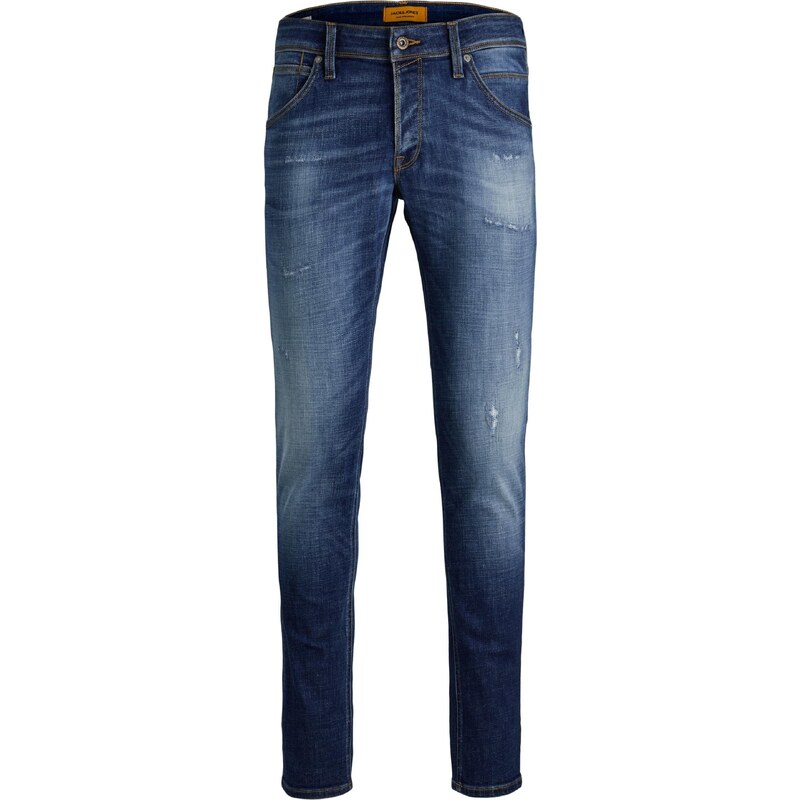 JACK & JONES Džíny JJIGlenn JJFox tmavě modrá