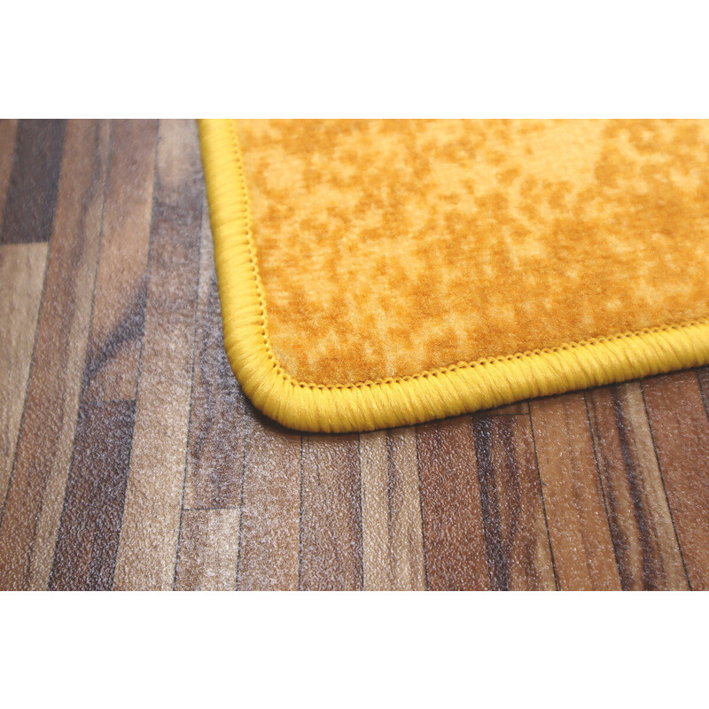 Vopi koberce Dětský kusový koberec Sovička Silk 5248 oranžovožlutý - 80x120 cm