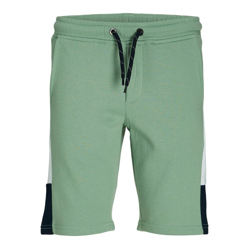 Jack & Jones Junior Kalhoty pastelově zelená / černá / bílá