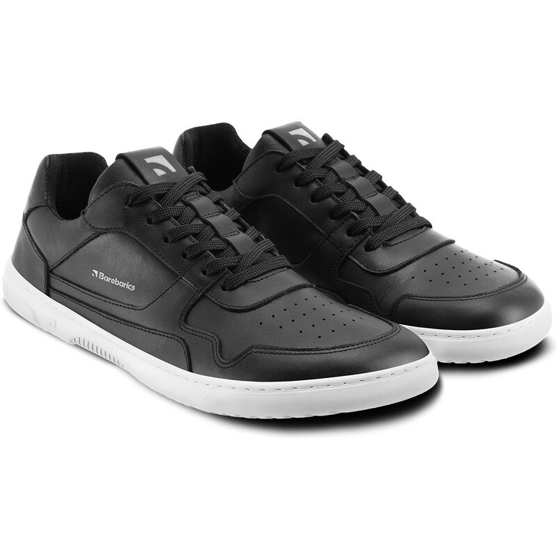 Be Lenka Barefoot tenisky Barebarics Zing - Black & White - Leather